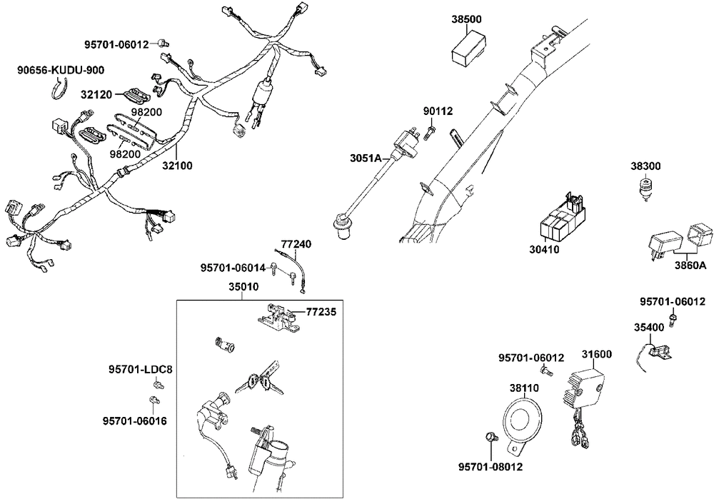 Elektrische Anlage & Schloss kpl.