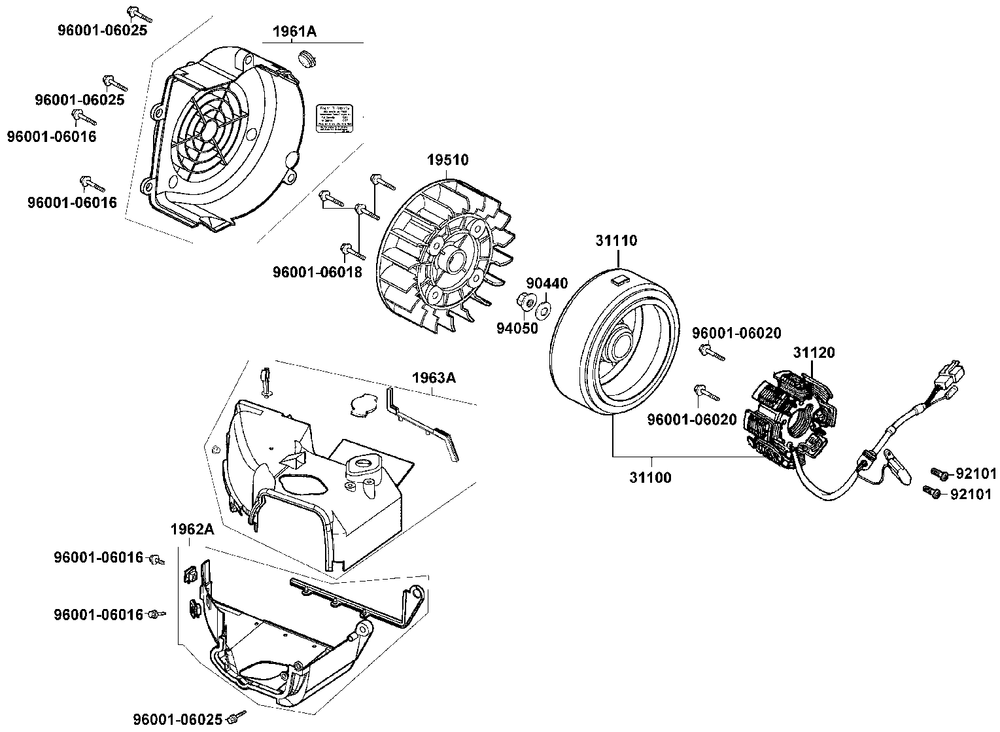 Luftleitbleche & Lichtmaschine