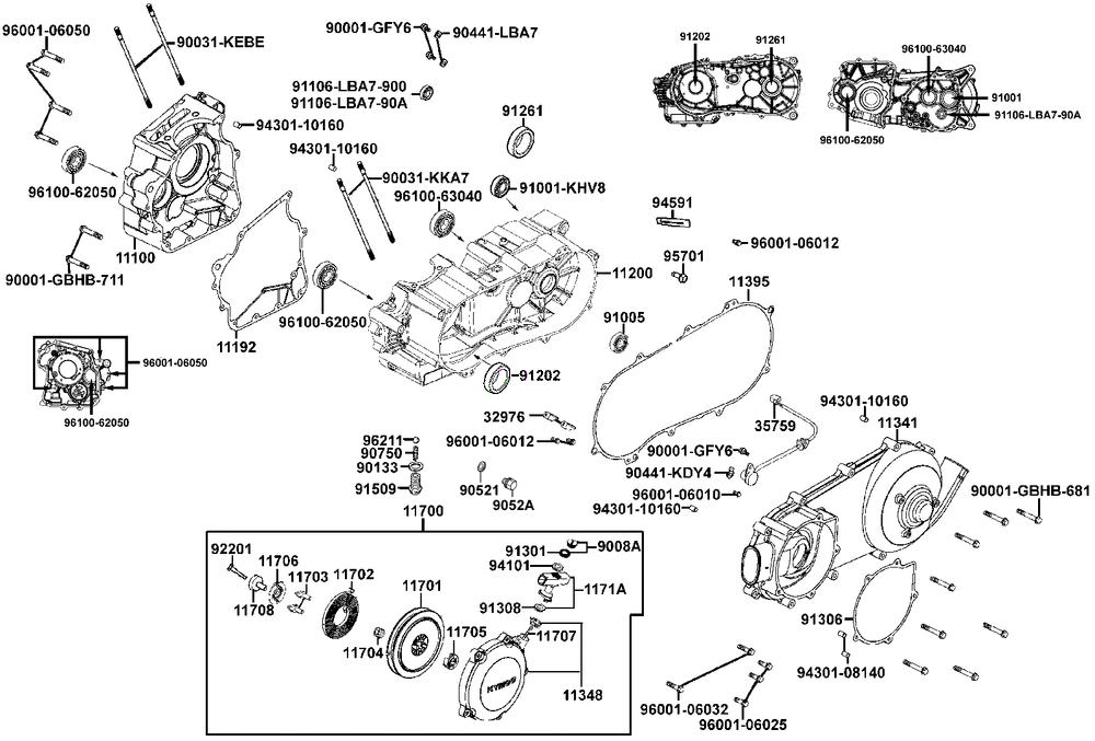 Kurbelgehäuse-Variomatikdeckel