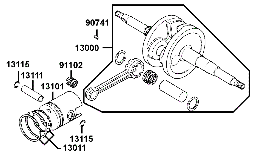 Kolben & Kurbelwelle