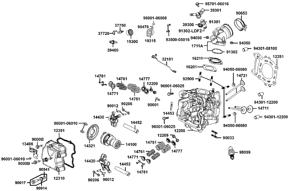 Zylinderkopf & Ventiltrieb