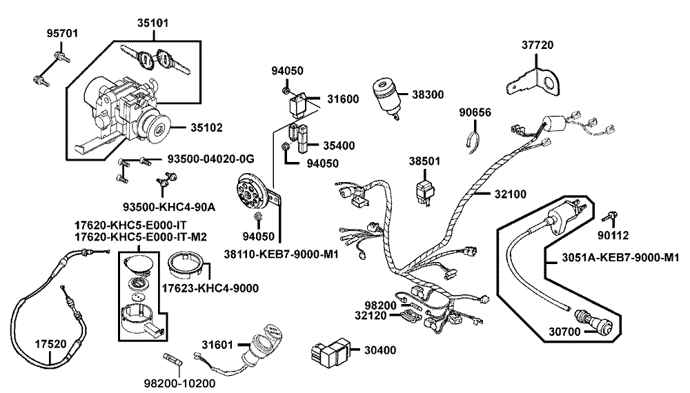Elektrische Anlage & Schloss kpl.