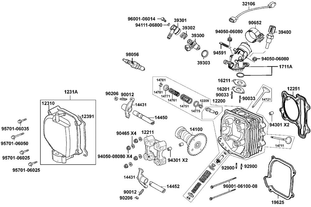 Zylinderkopf & Ventiltrieb
