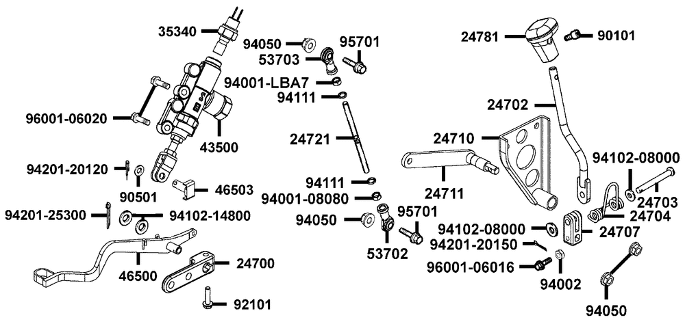 Bremszylinder hinten-Fußbremse