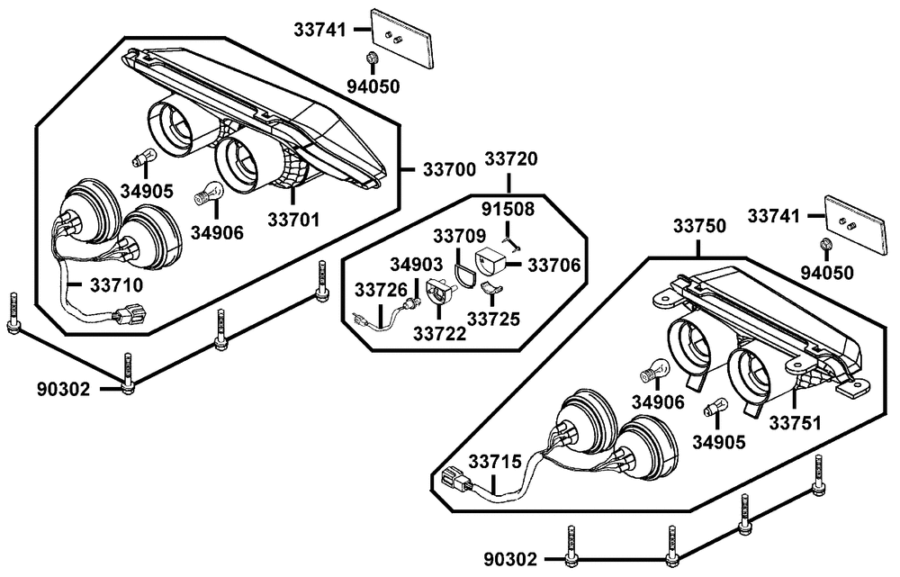 Rücklicht & Kennzeichenbel.
