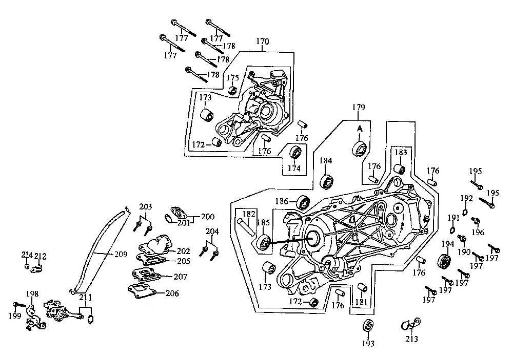 Kurbelwellengehäuse-Ölpumpe