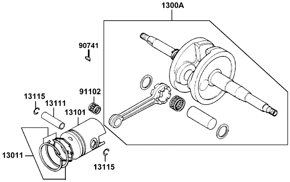 Kolben & Kurbelwelle
