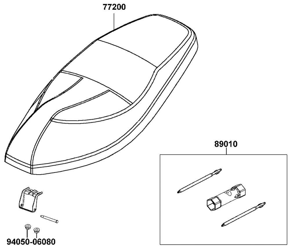 Sitzbank & Bordwerkzeug