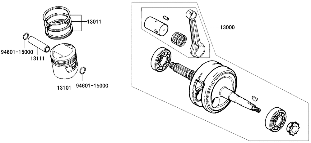 Kurbelwelle & Kolben