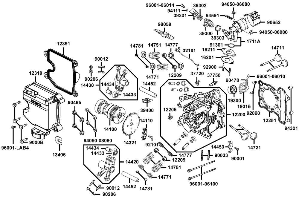 Zylinderkopf & Ventiltrieb