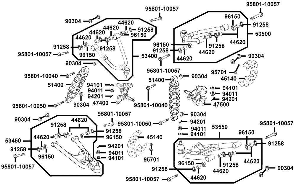 Federbein & Querlenker vorne