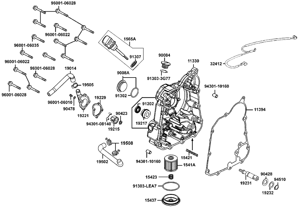 Gehäusedeckel rechts