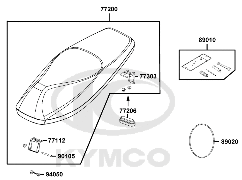 Sitzbank & Bordwerkzeug