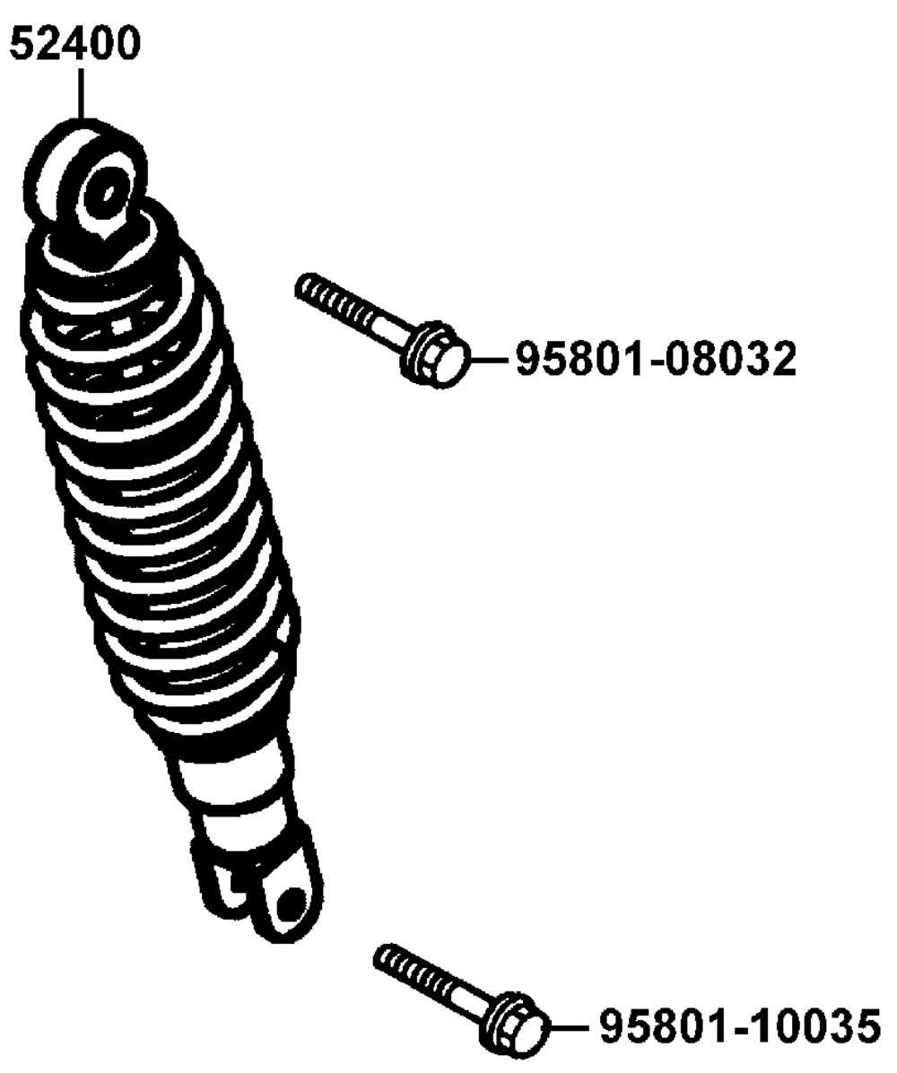Stossdämpfer hinten