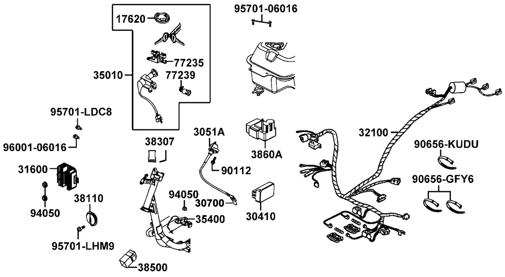 Elektrische Anlage & Schloßsatz