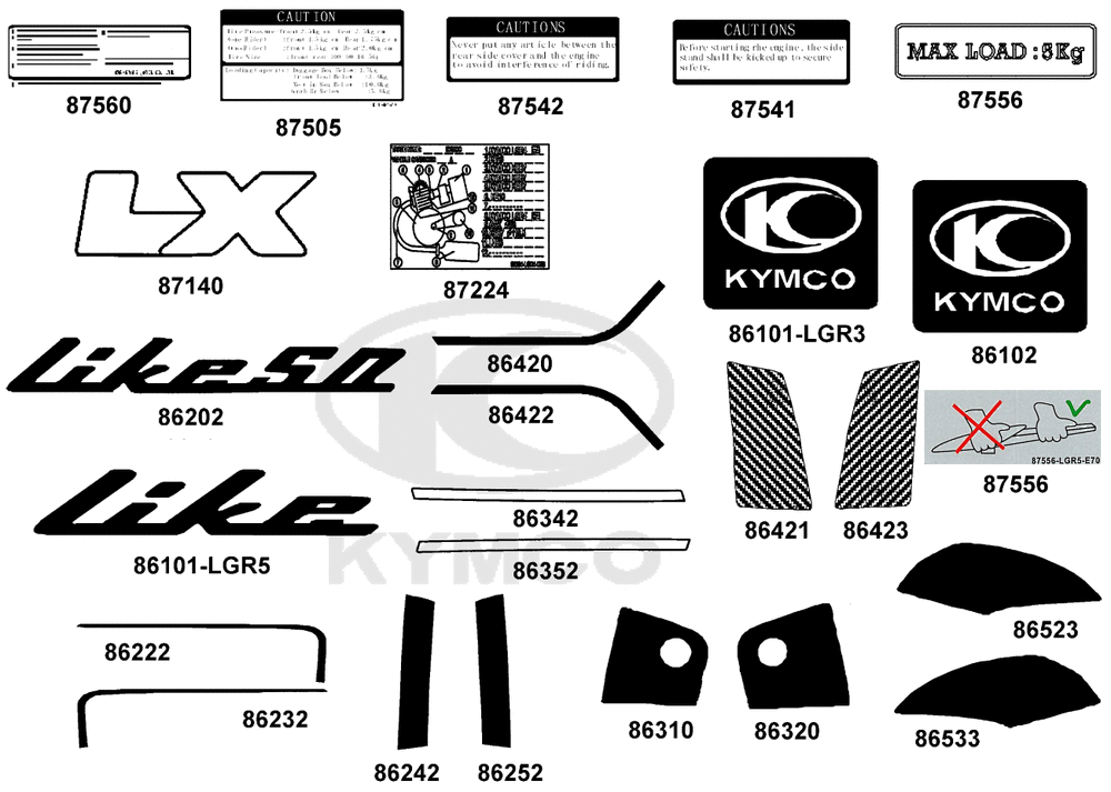 Aufkleber & Hinweis - Schilder