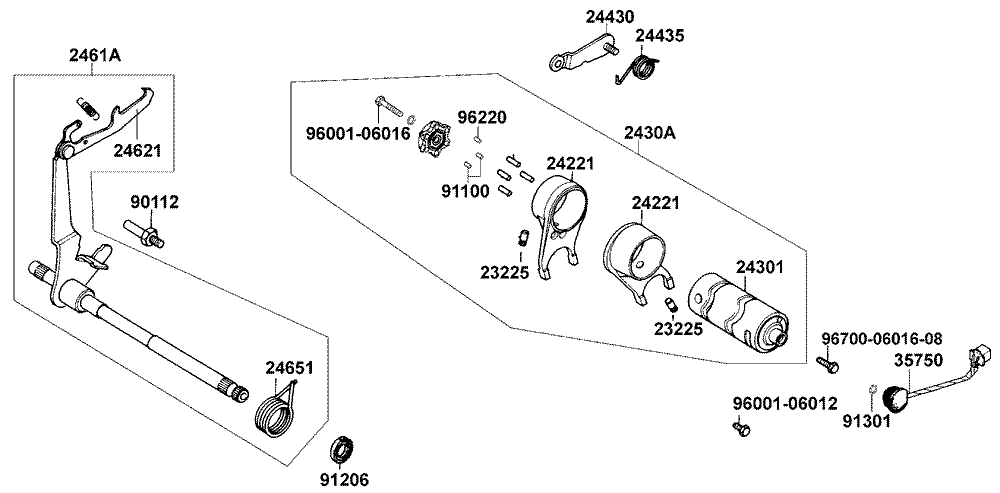 Schaltereinheit & Getriebe