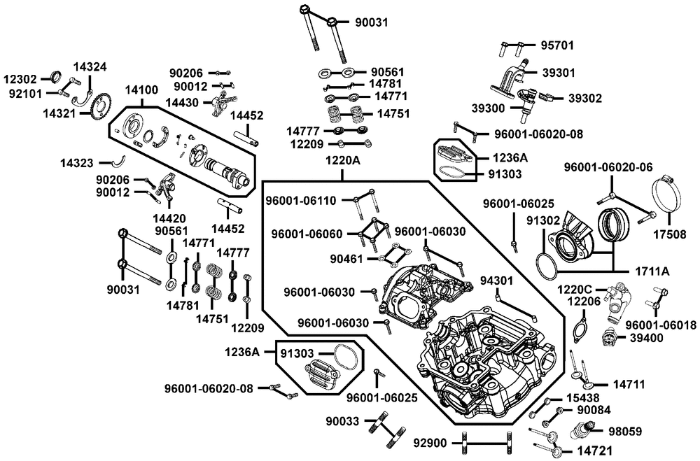 Zylinderkopf & Ventiltrieb