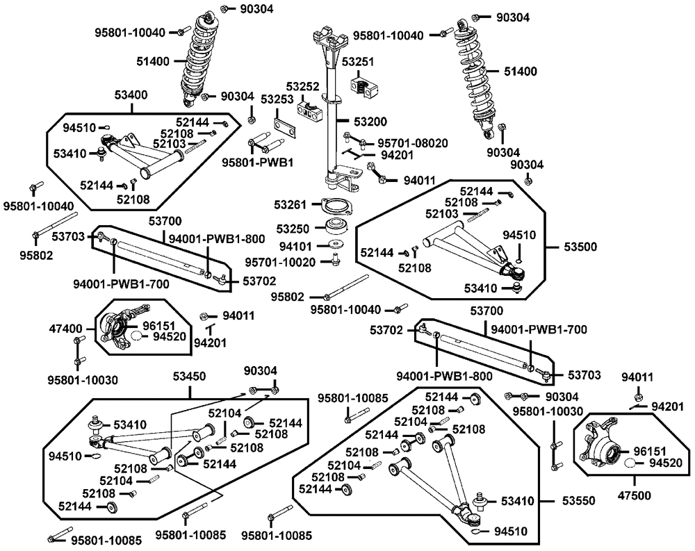 Lenkung & Radaufhängung vorne