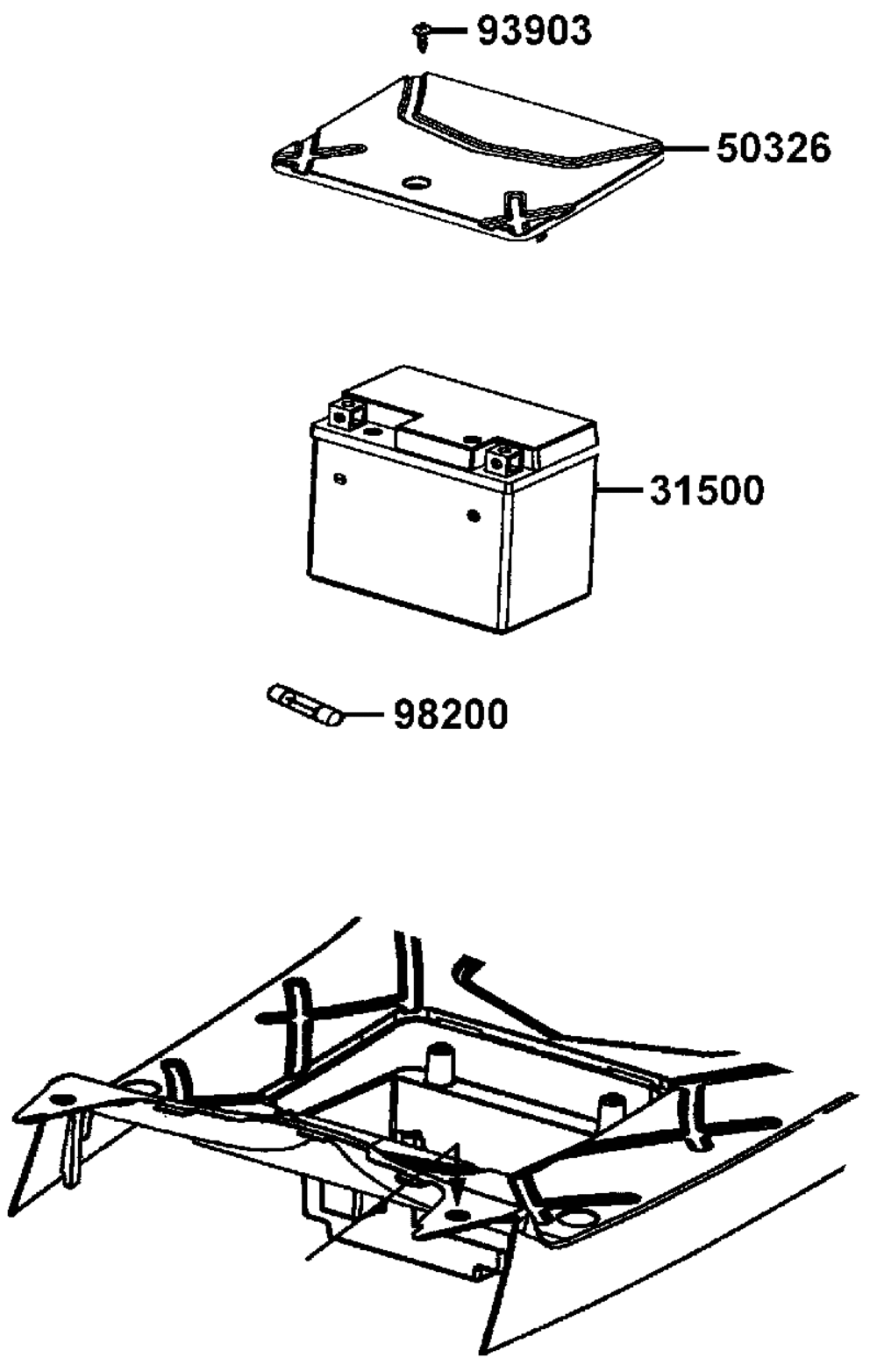 Batterie & Batteriedeckel