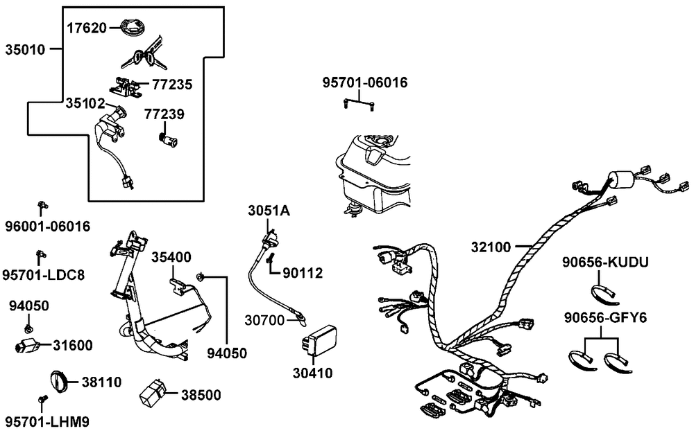 Elektrische Anlage & Schloßsatz