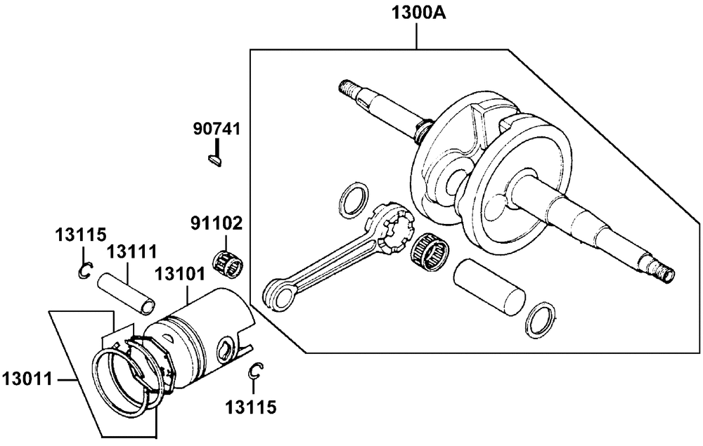 Kolben & Kurbelwelle