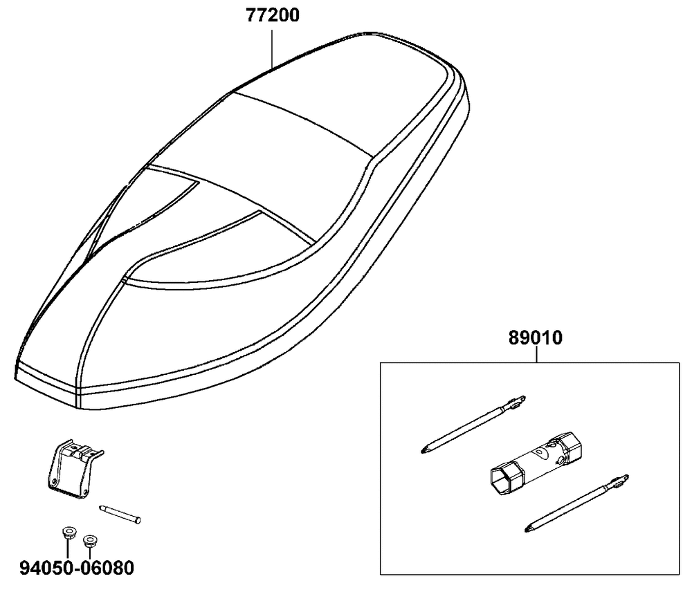 Sitzbank & Bordwerkzeug