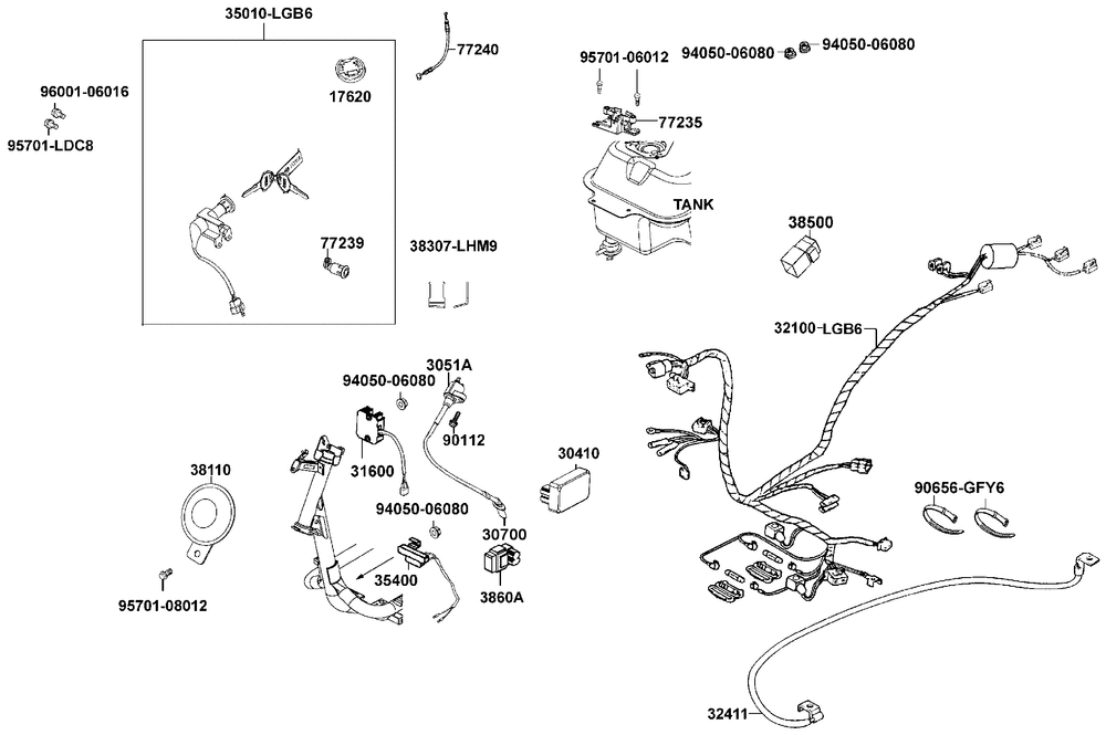 Elektrische Anlage & Schloßsatz