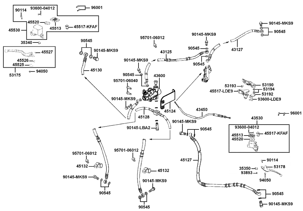 Bremszylinder vorn-Bremsschlauch