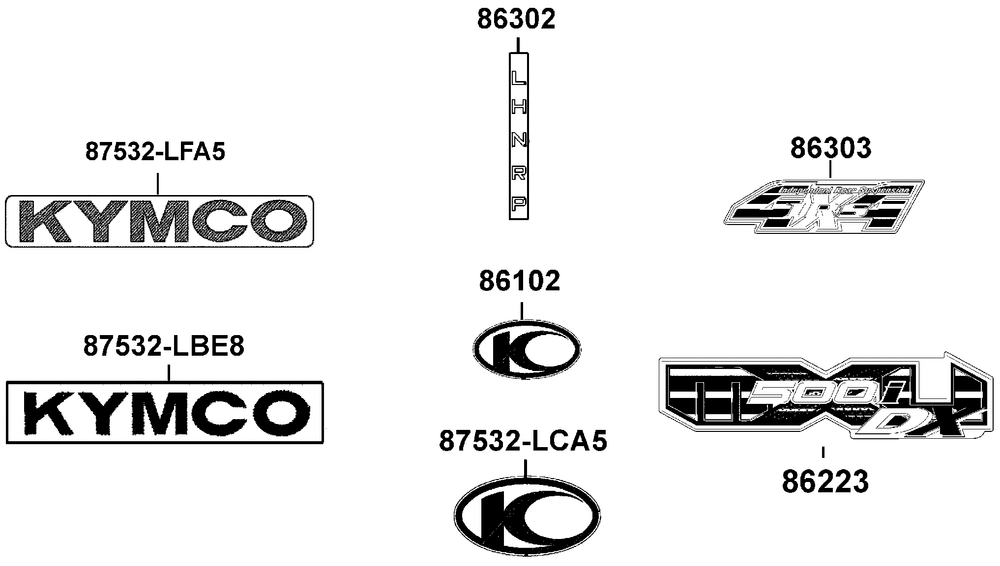 Aufkleber-Embleme-Lackstift