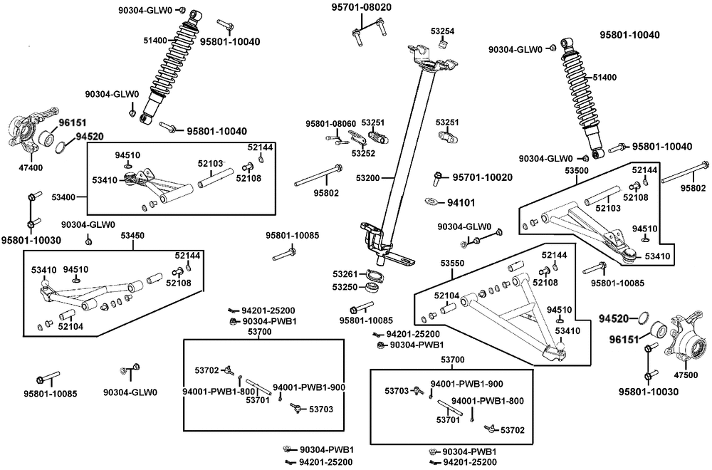 Lenkung & Radaufhängung vorne