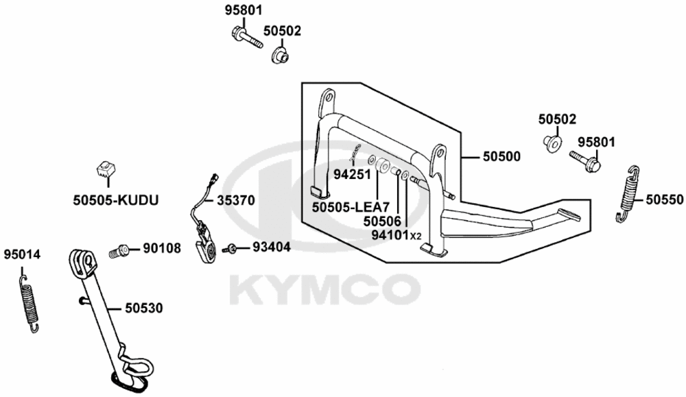 Hauptständer, Seitenständer & Seitenständerschalter