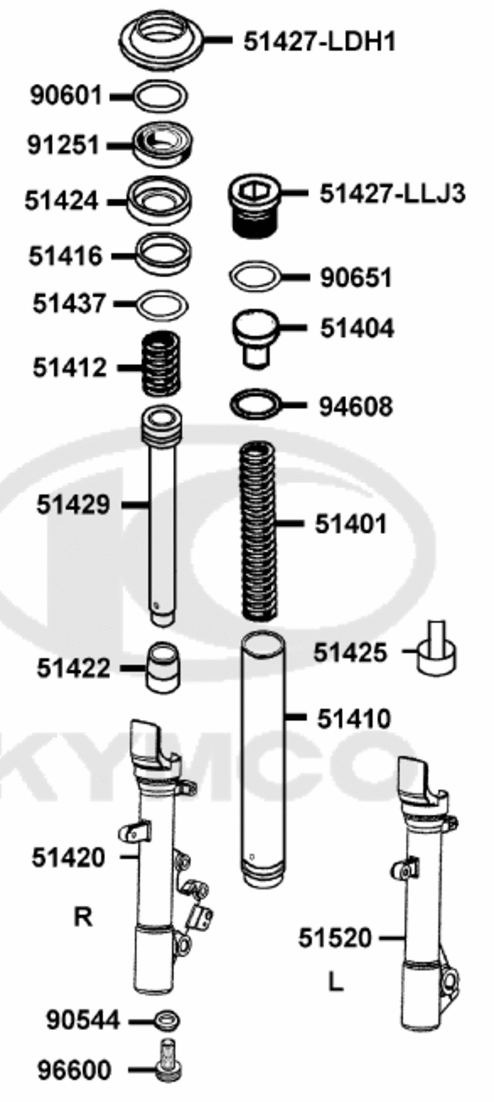Gabelholm Einzelteile