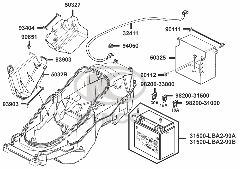 Batterie & Batteriekasten