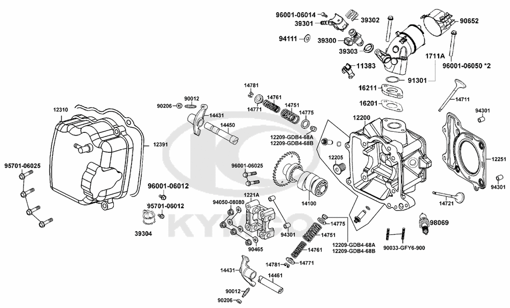 Zylinderkopf & Ventiltrieb