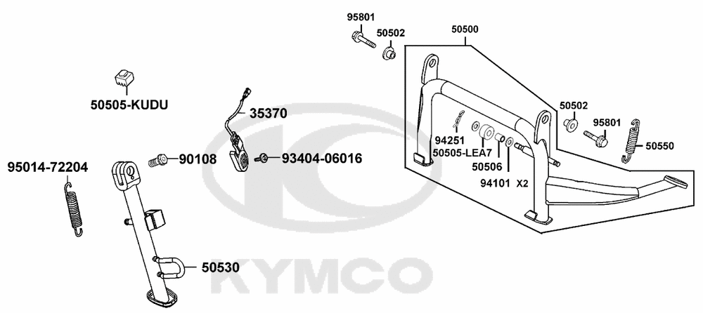 Hauptständer, Seitenständer