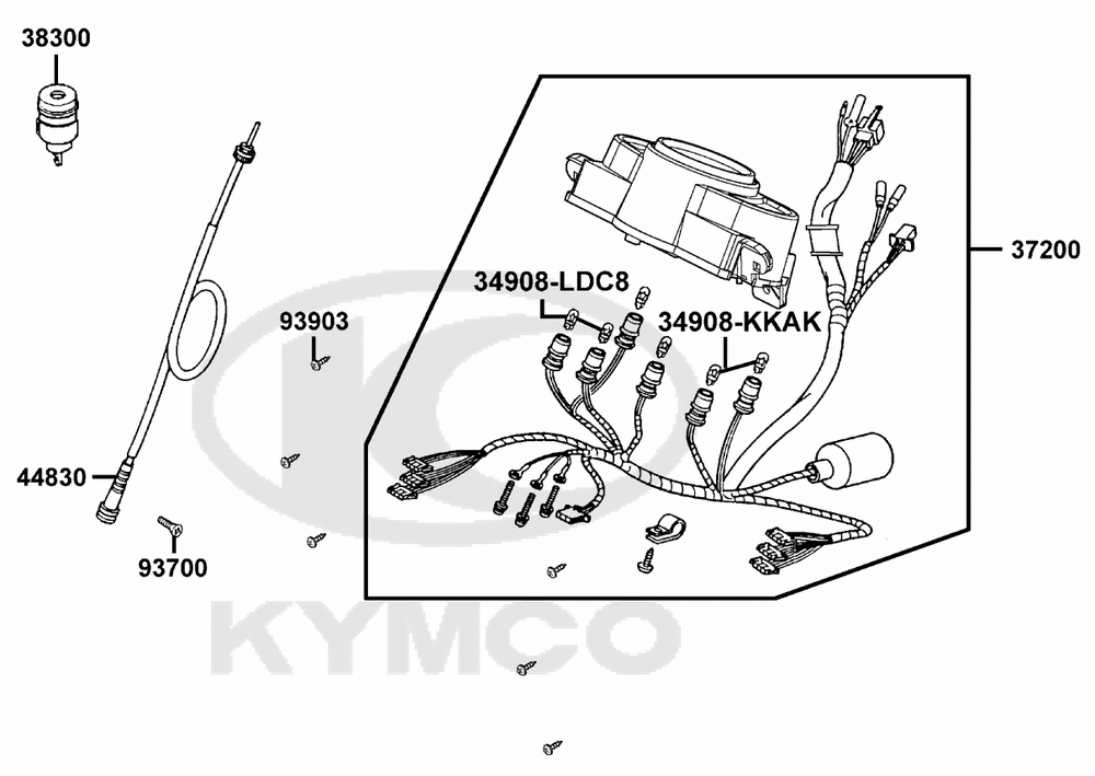 Tachometer, Tachowelle & Blinkerrelais