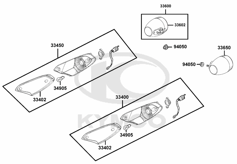 Blinker vorne & hinten