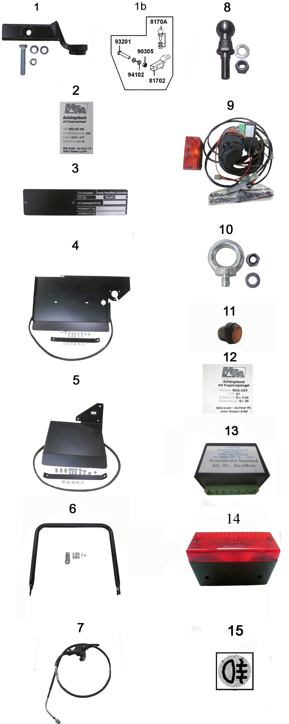 Ersatzteile für LOF - Umgerüstete Fahrzeuge