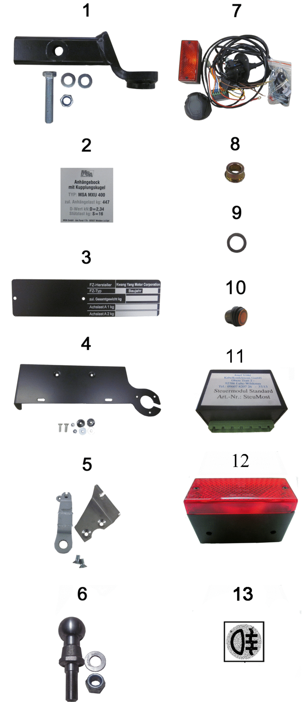 Ersatzteile für LOF - Umgerüstet