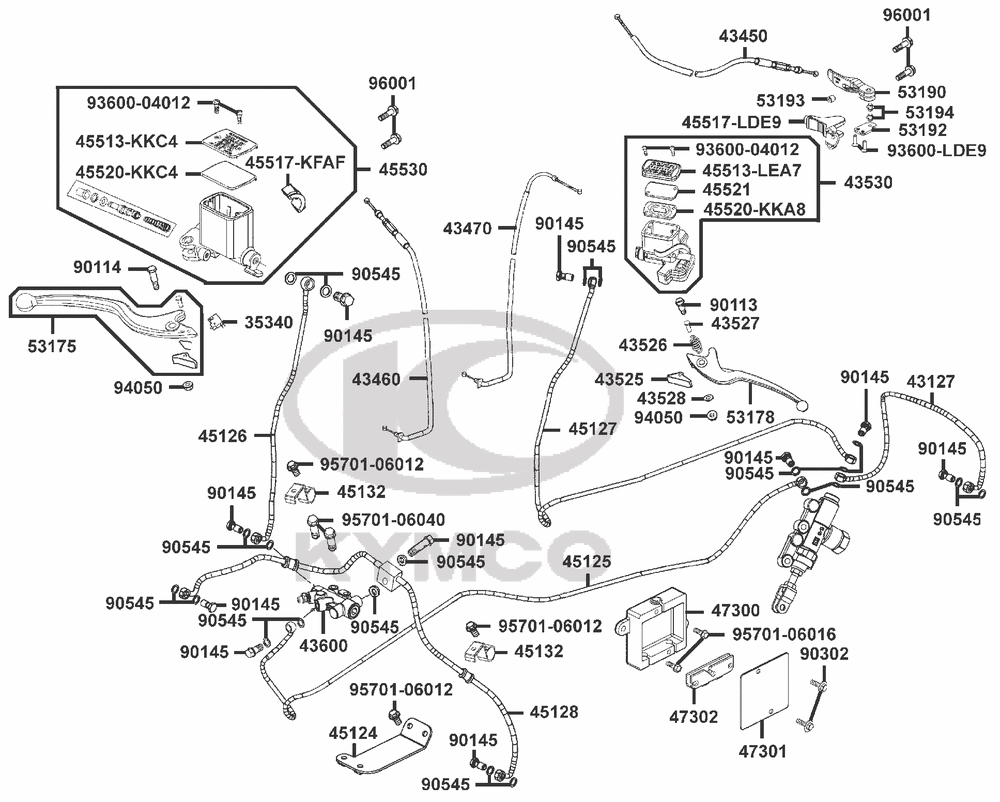 Hauptbremszyl. links u. rechts, 