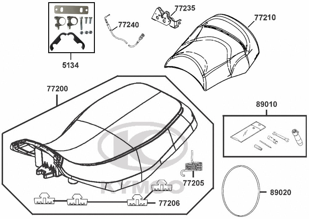 Sitzbank & Bordwerkzeug