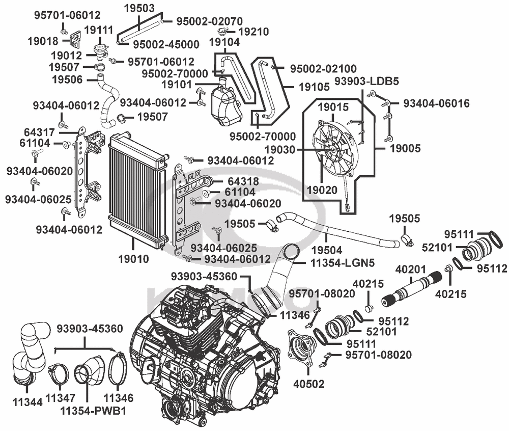 Kühlanlage-Luftschlauch-Variomat