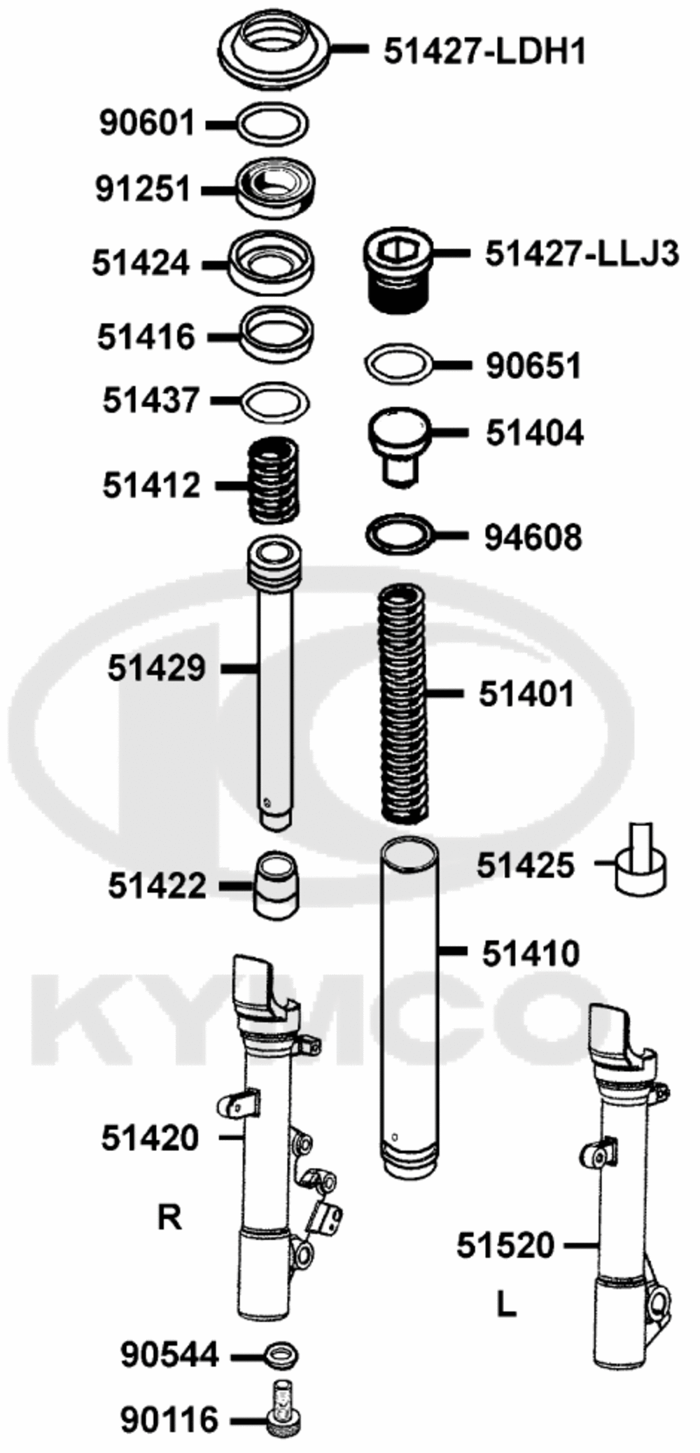 Gabelholm Einzelteile