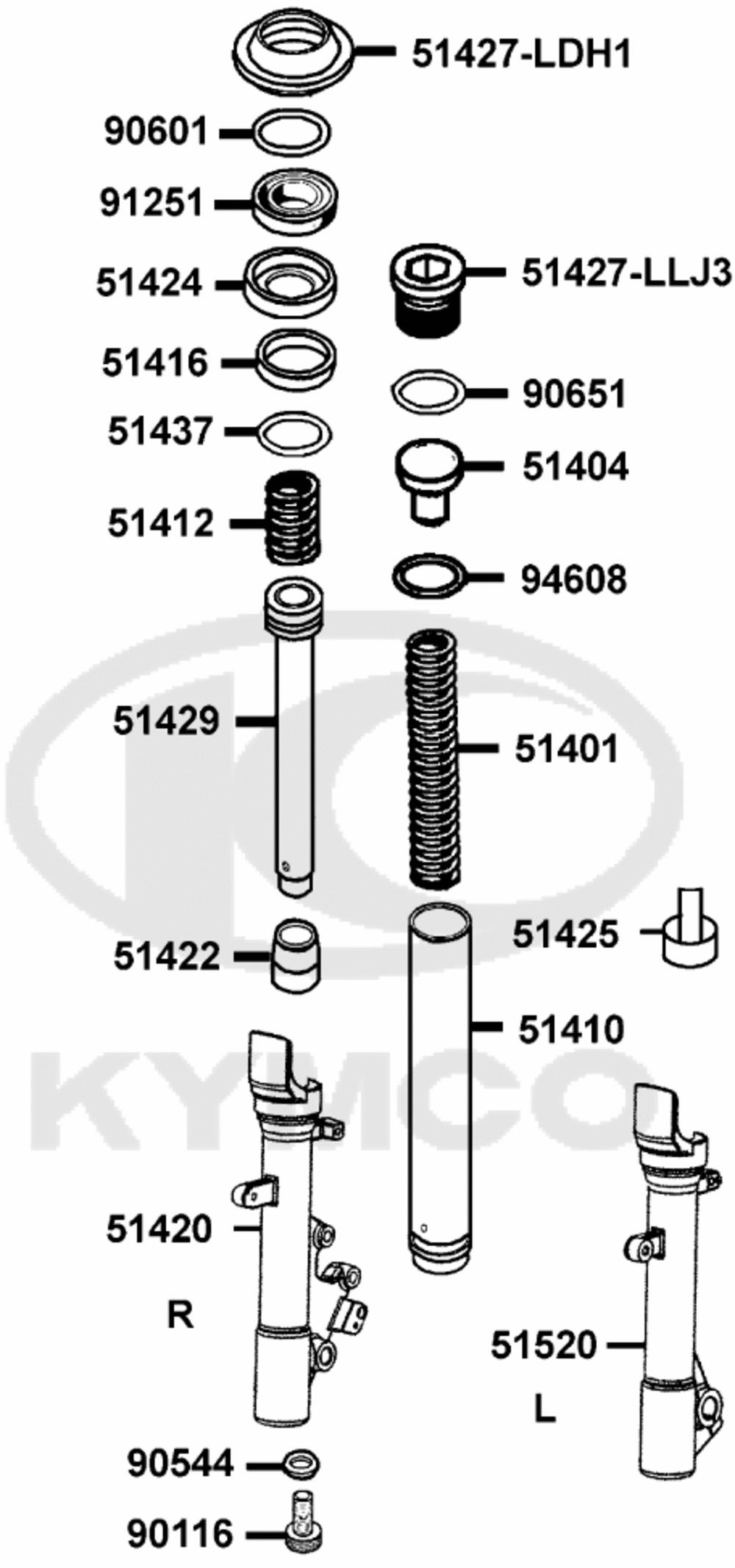 Gabelholm Einzelteile