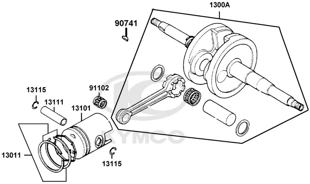 Kolben & Kurbelwelle