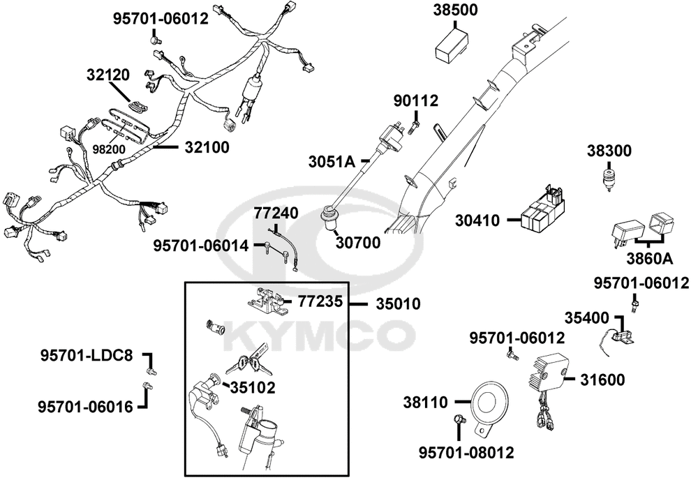 Elektrische Anlage & Schloss kpl.