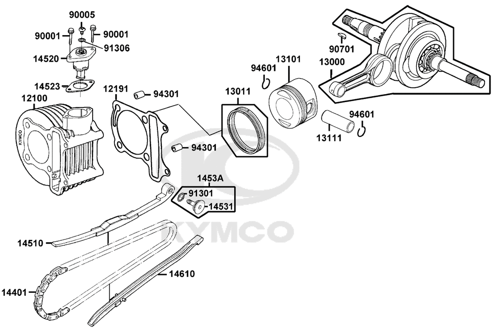 Zylinder & Kurbelwelle