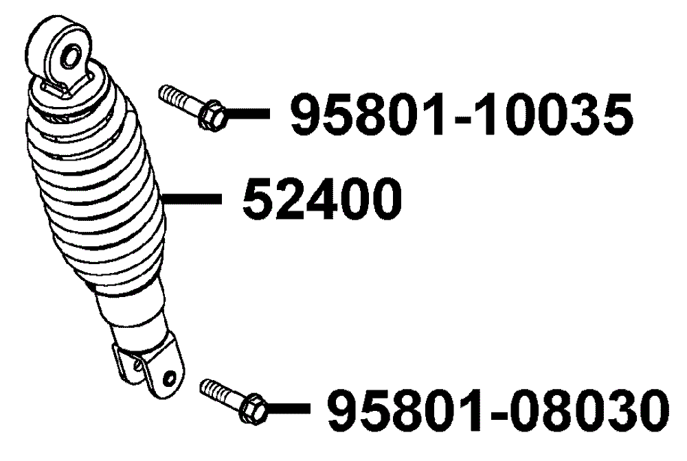 Stossdämpfer hinten