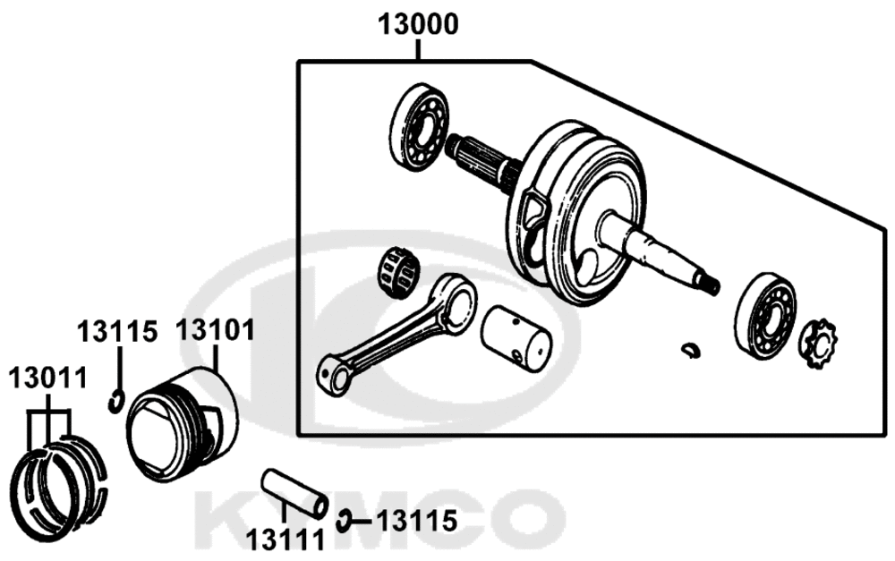 Kurbelwelle & Kolben